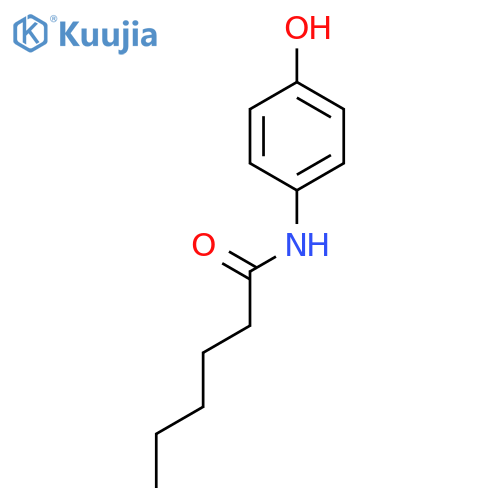 Hexanamide, N-(4-hydroxyphenyl)- structure