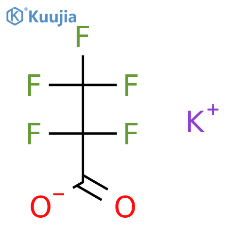 Propanoic acid,2,2,3,3,3-pentafluoro-, potassium salt (1:1) structure