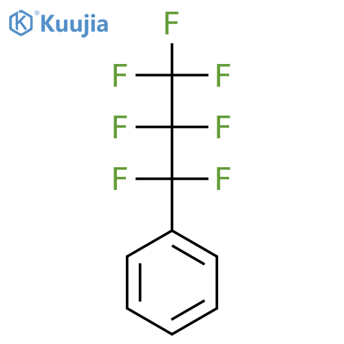 Benzene, (heptafluoropropyl)- structure