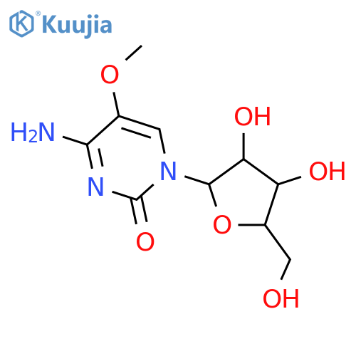 4-amino-1-[3,4-dihydroxy-5-(hydroxymethyl)oxolan-2-yl]-5-methoxypyrimidin-2-one structure
