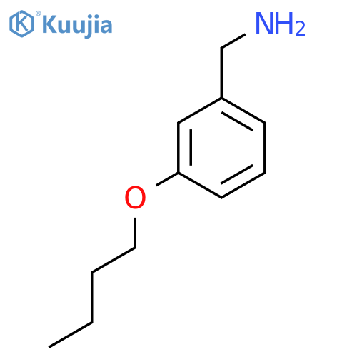 (3-Butoxyphenyl)methanamine structure