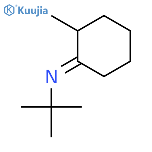 2-Propanamine, 2-methyl-N-(2-methylcyclohexylidene)- structure