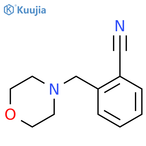 2-[(morpholin-4-yl)methyl]benzonitrile structure