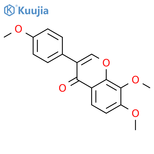 7,8,4'-Trimethoxyisoflavone structure