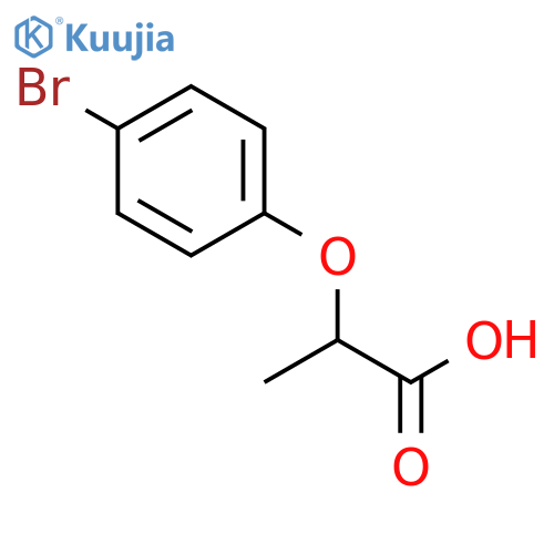 (2S)-2-(4-bromophenoxy)propanoic acid structure