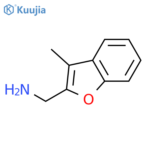 1-(3-methyl-1-benzofuran-2-yl)methanamine structure