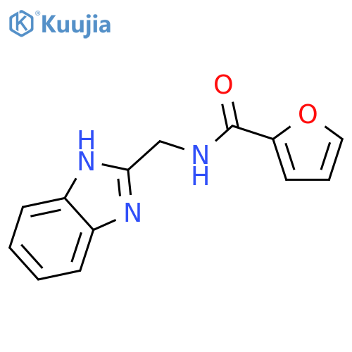 N-(1H-1,3-Benzodiazol-2-ylmethyl)furan-2-carboxamide structure