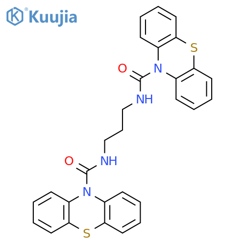 10H-Phenothiazine-10-carboxamide, N,N'-1,3-propanediylbis- structure