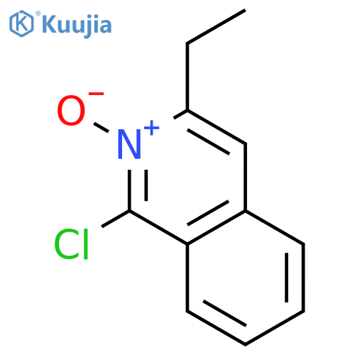 Isoquinoline, 1-chloro-3-ethyl-, 2-oxide structure