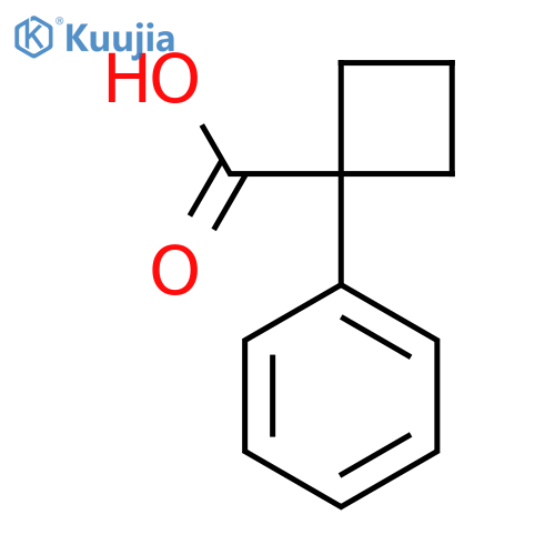 1-phenylcyclobutane-1-carboxylic acid structure