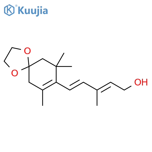 2,4-Pentadien-1-ol,3-methyl-5-(7,9,9-trimethyl-1,4-dioxaspiro[4.5]dec-7-en-8-yl)-, (E,E)- structure