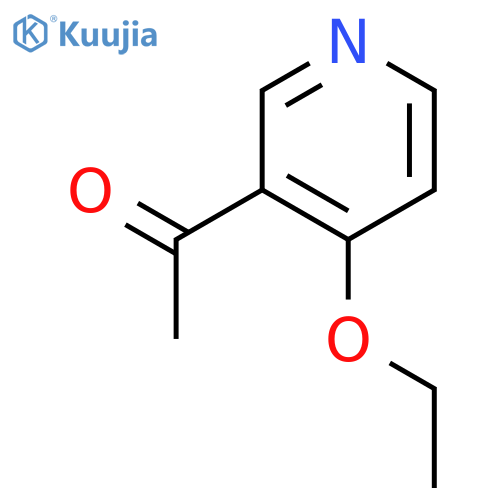 Ethanone, 1-(4-ethoxy-3-pyridinyl)- structure