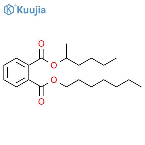 1,2-Benzenedicarboxylic acid, heptyl hexyl ester structure