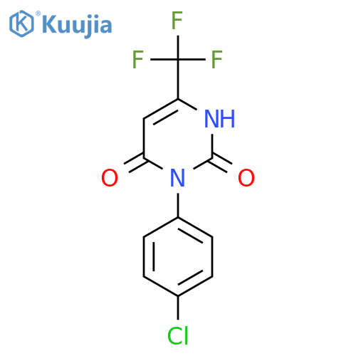 3-(4-CHLOROPHENYL)-6-(TRIFLUOROMETHYL)-2,4(1H,3H)-PYRIMIDINEDIONE structure