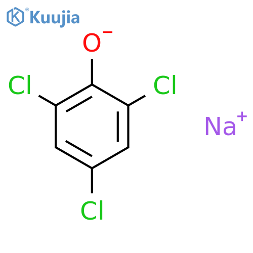 Sodium 2,4,6-trichlorophenolate structure