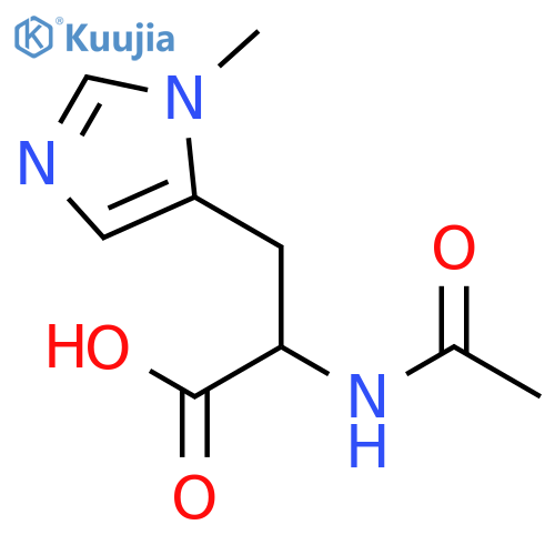 N-acetyl-3-methyl-L-histidine structure