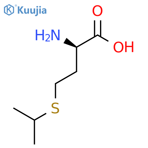 (2R)-2-amino-4-(propan-2-ylsulfanyl)butanoic acid structure