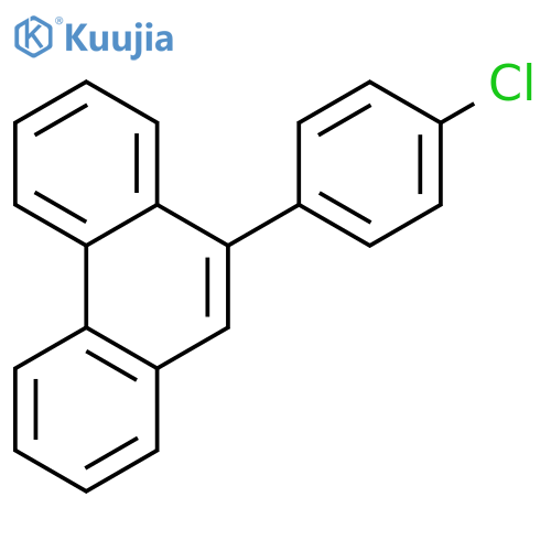 Phenanthrene, 9-(4-chlorophenyl)- structure