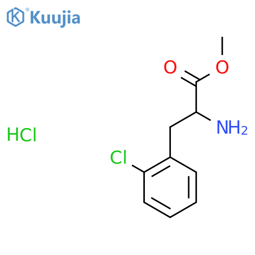 2-Chloro-DL-phenylalanine methyl ester HCl structure