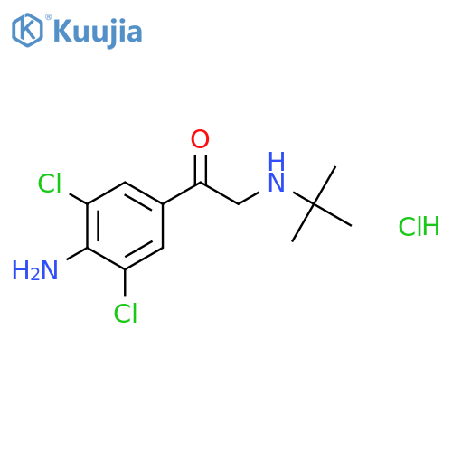 1-(4-Amino-3,5-dichloro-phenyl)-2-tert-butylamino-ethanone Hydrochloride structure