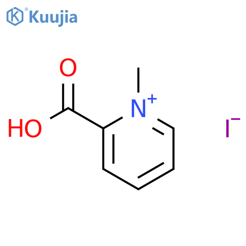 Pyridinium,2-carboxy-1-methyl-, iodide (1:1) structure