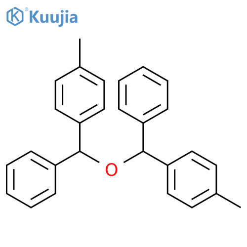 Benzene, 1,1'-[oxybis(phenylmethylene)]bis[4-methyl- structure