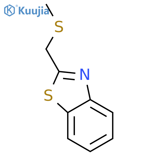 benzothiazole, 2-[(methylthio)methyl]- (9ci) structure