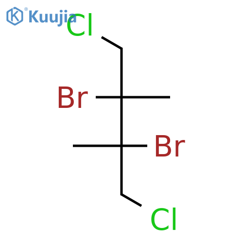 Butane, 2,3-dibromo-1,4-dichloro-2,3-dimethyl- structure