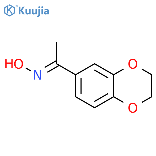 N-1-(2,3-dihydro-1,4-benzodioxin-6-yl)ethylidenehydroxylamine structure