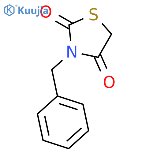 2,4-Thiazolidinedione, 3-(phenylmethyl)- structure
