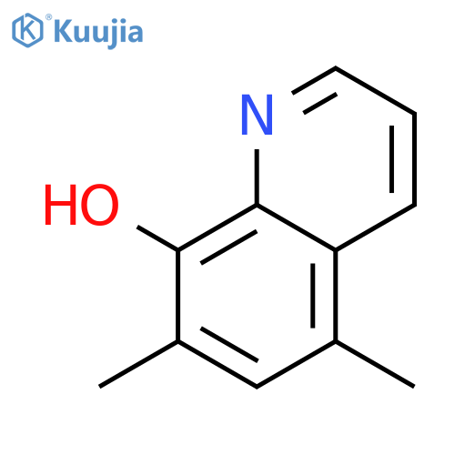 5,7-Dimethyl-8-hydroxyquinoline structure