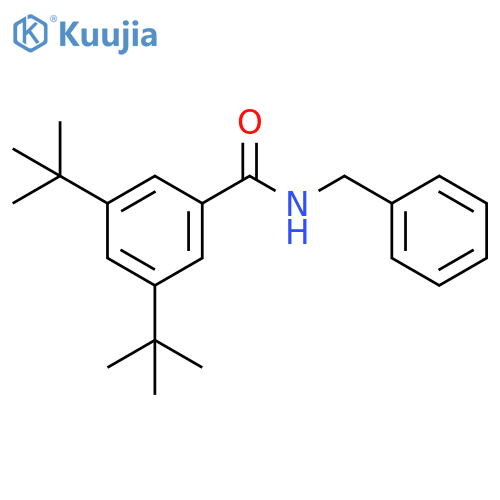Benzamide, 3,5-bis(1,1-dimethylethyl)-N-(phenylmethyl)- structure