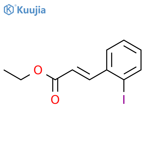 2-Propenoic acid, 3-(2-iodophenyl)-, ethyl ester, (2E)- structure