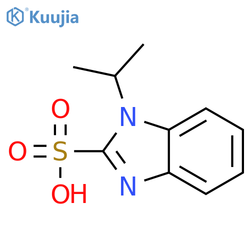 1-(propan-2-yl)-1H-1,3-benzodiazole-2-sulfonic acid structure