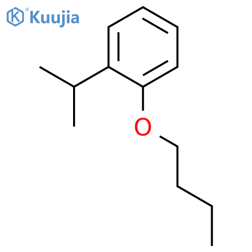 Benzene, 1-butoxy-2-(1-methylethyl)- structure