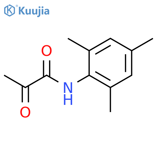 Propanamide, 2-oxo-N-(2,4,6-trimethylphenyl)- structure