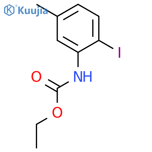Carbamic acid, (2-iodo-5-methylphenyl)-, ethyl ester structure