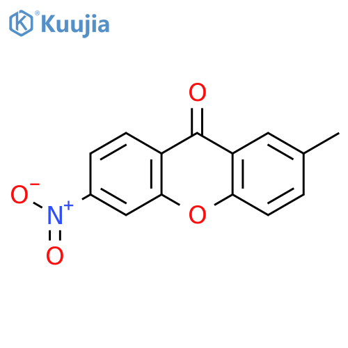 9H-Xanthen-9-one, 2-methyl-6-nitro- structure