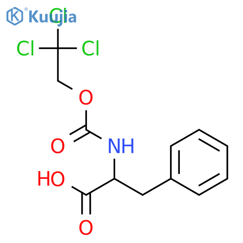 L-Phenylalanine, N-[(2,2,2-trichloroethoxy)carbonyl]- structure