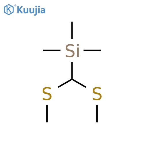 Bis(methylthio)(trimethylsilyl)methane structure