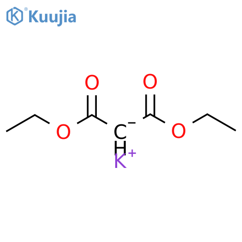 Propanedioic acid, diethyl ester, ion(1-), potassium structure