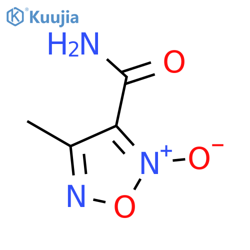 1,2,5-Oxadiazole-3-carboxamide,4-methyl-, 2-oxide structure