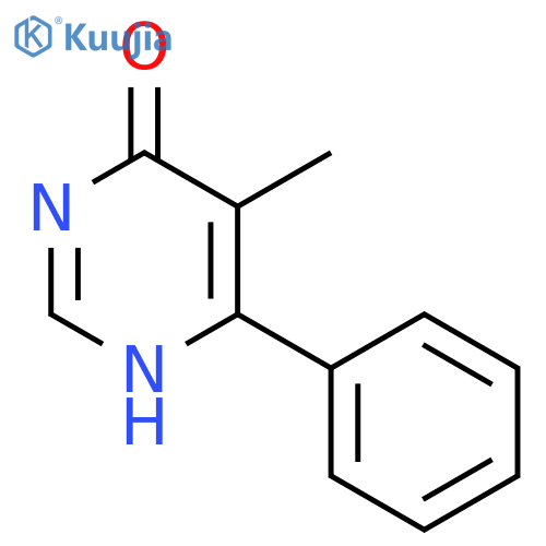 4-phenyl-5-methyl-6-hydroxypyrimidine structure