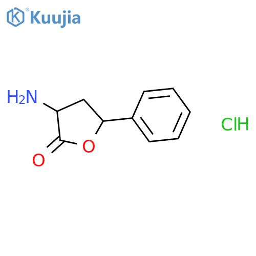 3-amino-5-phenyloxolan-2-one hydrochloride structure