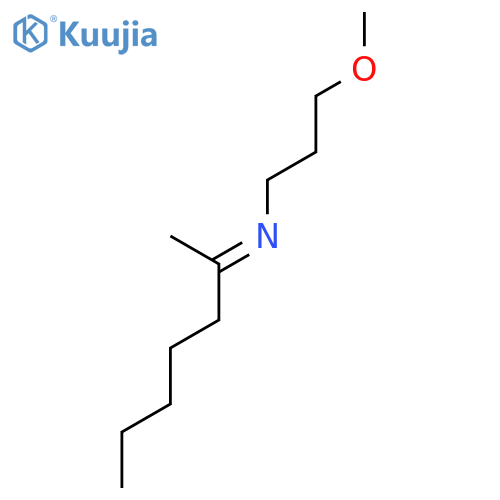 1-Propanamine, 3-methoxy-N-(1-methylhexylidene)- structure