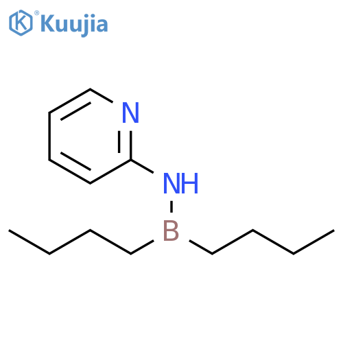 2-Pyridinamine, N-(dibutylboryl)- structure