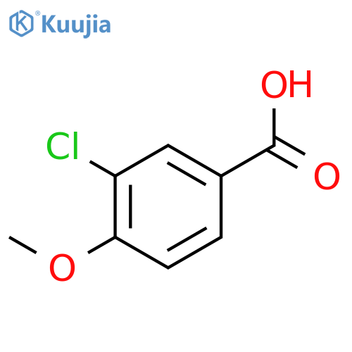 3-Chloro-4-methoxybenzoic acid structure