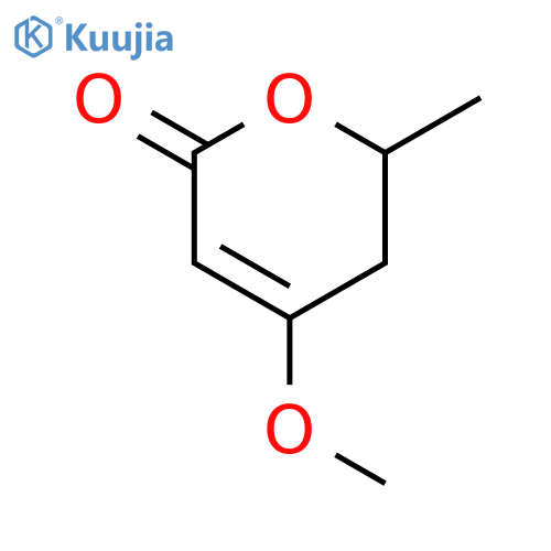 4-methoxy-6-methyl-5,6-dihydro-2H-pyran-2-one structure
