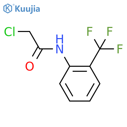 2-chloro-N-2-(trifluoromethyl)phenylacetamide structure