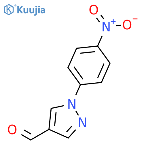 1-(4-nitrophenyl)-1H-pyrazole-4-carbaldehyde structure
